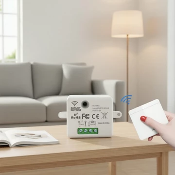 Công tắc thông minh Công tắc tường không dây 2026 RF 433 MHz Đèn gián đoạn Điều khiển không dây 86 10A 110V 220V cho đèn Công tắc không dây Công tắc thông minh Công tắc không dây cho đèn