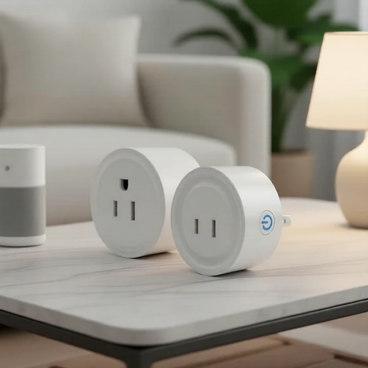 Ổ cắm WiFi thông minh 2 chân Flat US Plug Hỗ trợ Tuya Smart Life App
