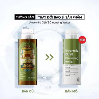 Nước Tẩy Trang Làm Sạch Dịu Nhẹ, Cấp Ẩm DrCeutics Ultra-mild Olive Cleansing Water (500ml)
93.100
₫
-2%
5.0
Đã bán 50k+
Cần Thơ
