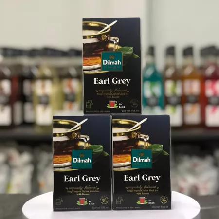 TRÀ DILMAH BÁ TƯỚC - HỘP 30G 20 GÓI - DILMAH EARL GREY BLACK TEA