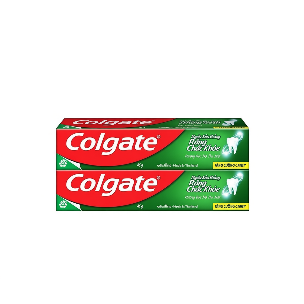 Bộ 2 Kem Đánh Răng Colgate Ngừa Sâu Răng, Hơi Thở Thơm Mát 45g/tuýp