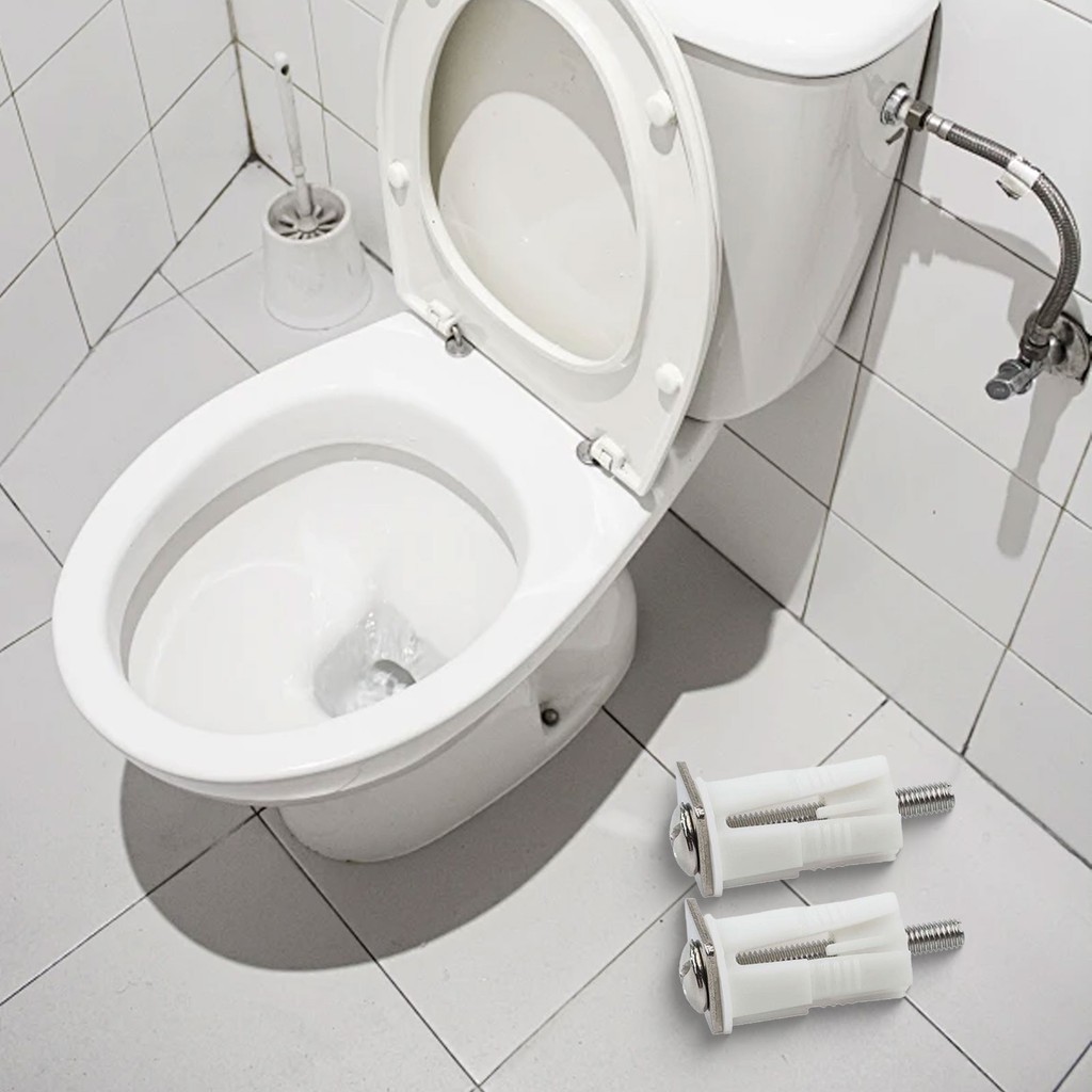 [COSYH] 2 Phụ kiện nắp bồn cầu Vỏ vệ sinh Bu lông mở rộng bằng thép không gỉ