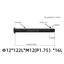Xe Đạp Thay Thế Trục Thru 12/15mm, Kích Cỡ 122-181L, P1.5/P1.75