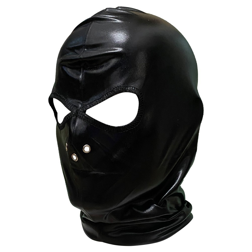 [COSYH] Hood Mở Mắt Miệng Câu Lạc Bộ Cosplay Cao Su Mặc Trang Phục Cặp Đôi Trang Phục Sân Khấu