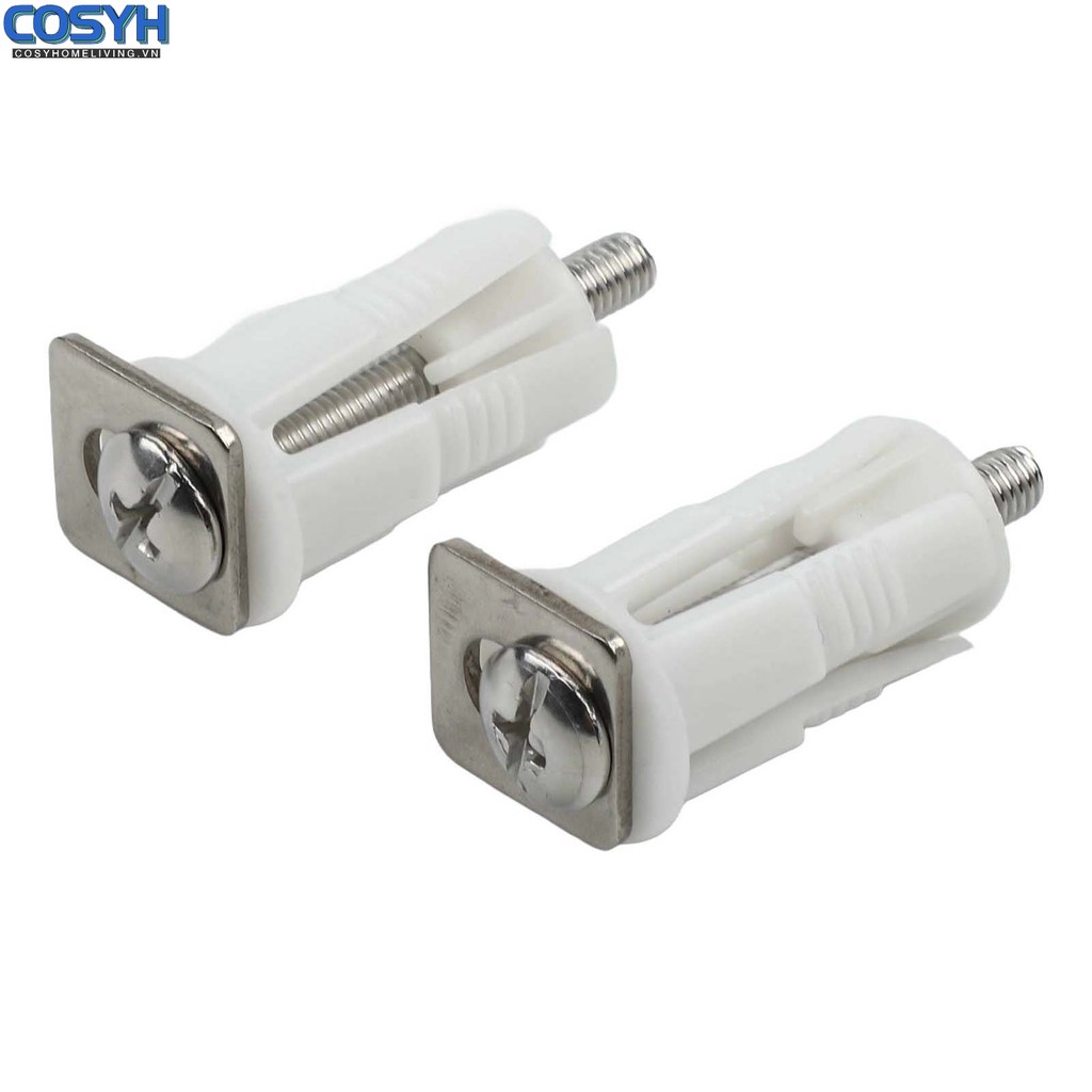 [COSYH] 2 Phụ kiện nắp bồn cầu Vỏ vệ sinh Bu lông mở rộng bằng thép không gỉ