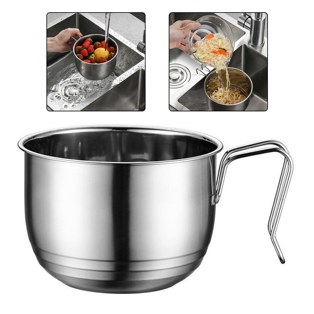 Treo bồn rửa bằng thép không gỉ lọc chất thải và chậu rau củ cho nhà bếp