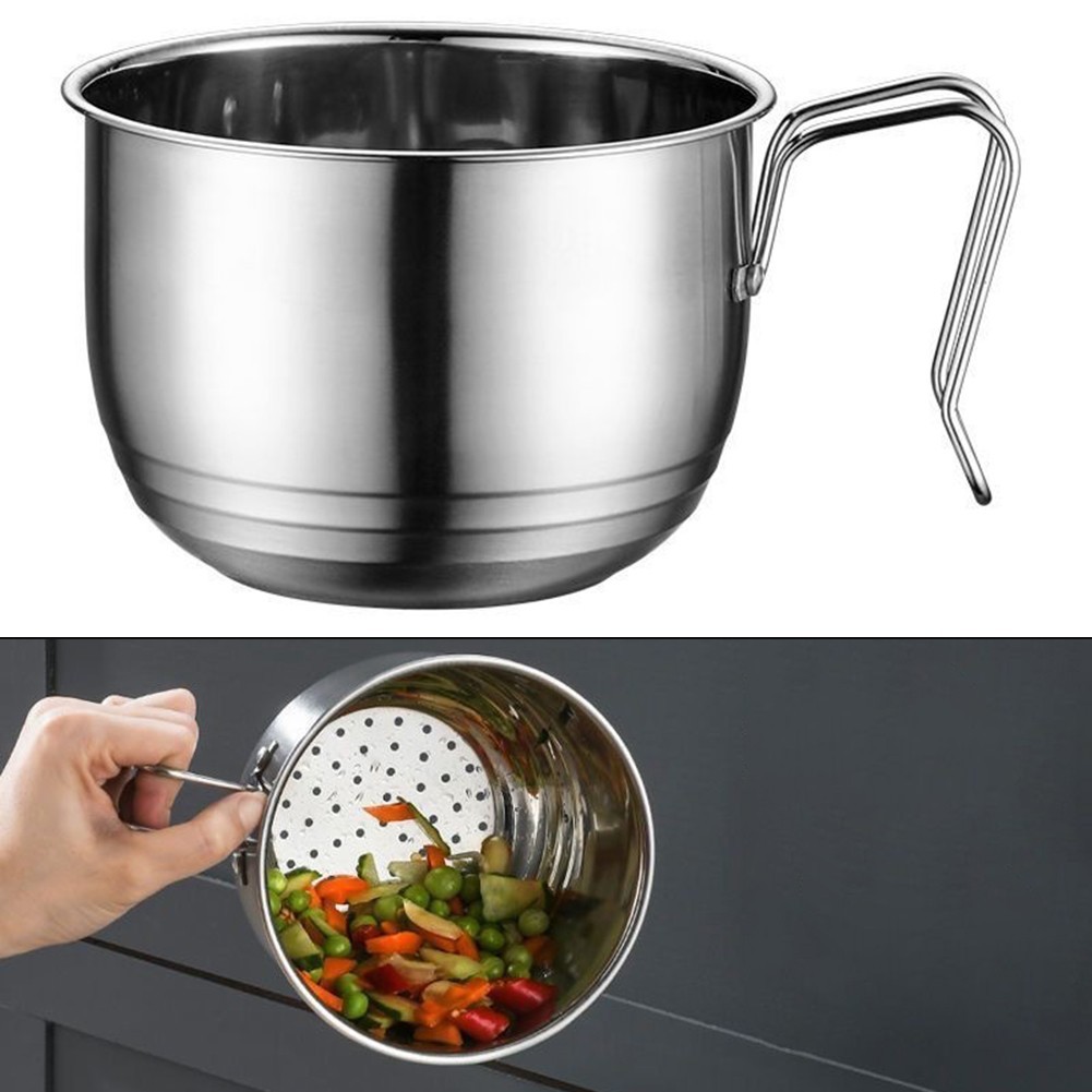 Treo bồn rửa bằng thép không gỉ lọc chất thải và chậu rau củ cho nhà bếp