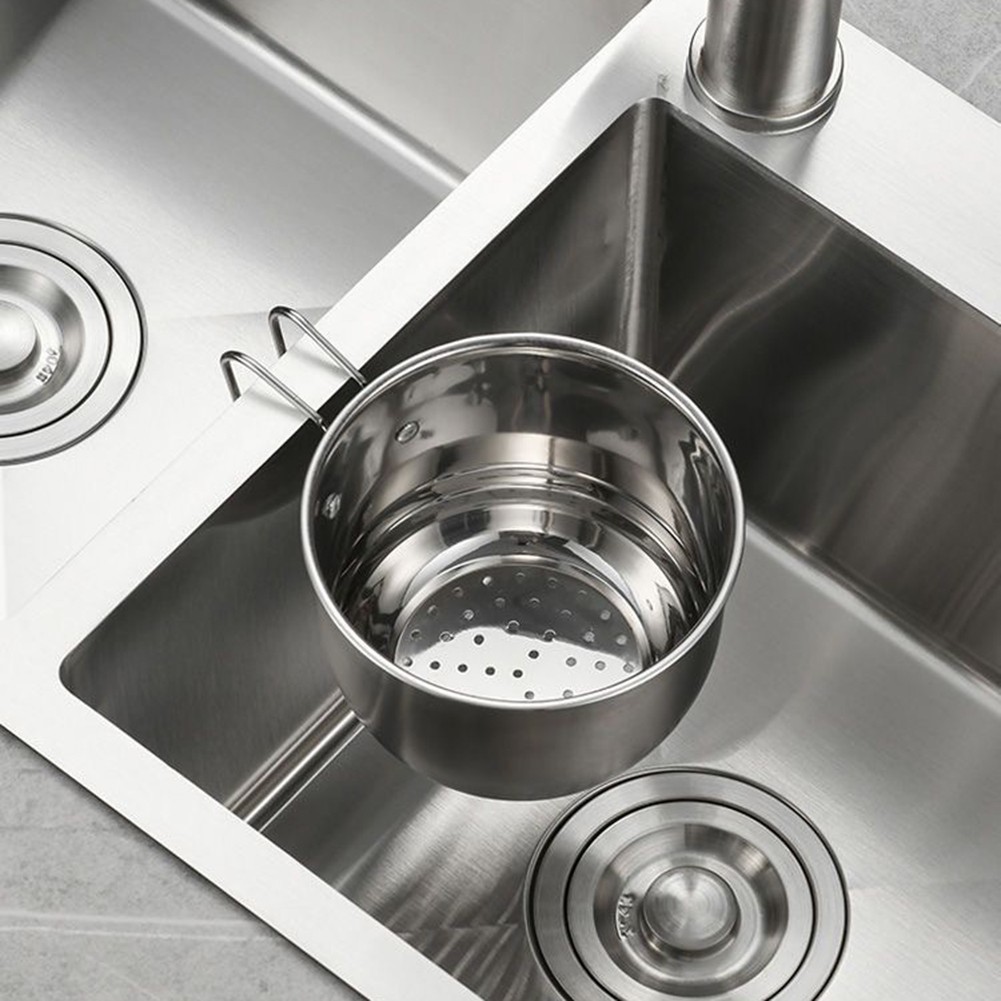 Treo bồn rửa bằng thép không gỉ lọc chất thải và chậu rau củ cho nhà bếp