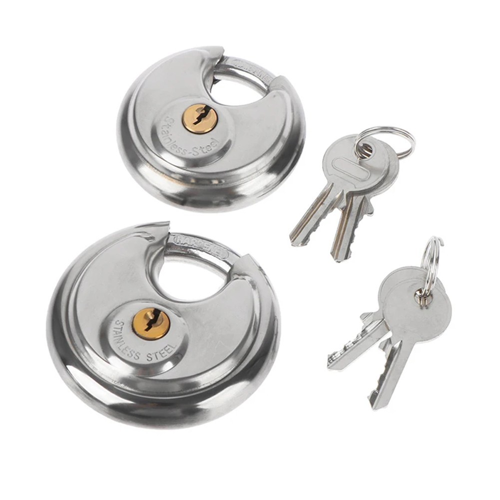 Khóa cơ chế ổ khóa bằng thép không gỉ tròn có sẵn cho cửa kho vận chuyển