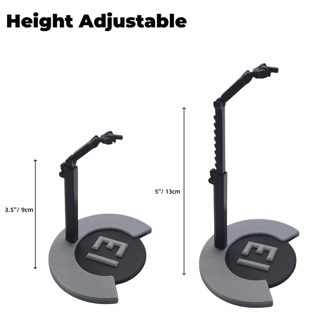 Đế Trưng Bày Cho T13 Nhân Vật Hành Động 3D In Đế Cho Giả 13 Chiều Cao Có Thể Điều Chỉnh Góc Phụ Kiện Cho T13 Dễ Dàng 13 Nhân Vật Hành Động Dừng Chuyển Động Đứng