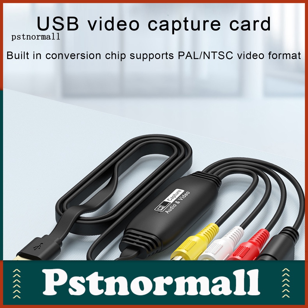 Pst USB Video Capture Card Adapter 1080P VHS VCR TV sang kỹ thuật số Bộ ...