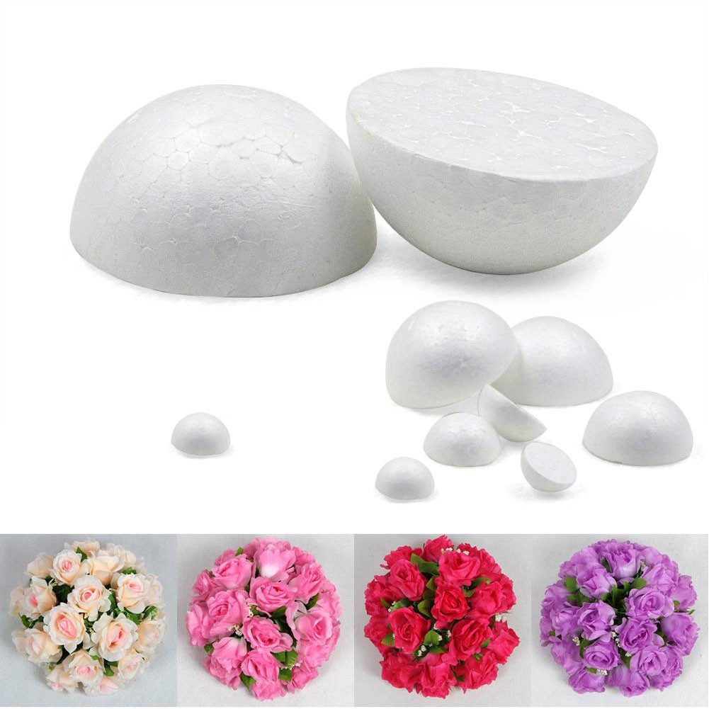 [Cosyh] 1X Bọt Bán Cầu Bán Cầu Bong Bóng Xốp Tròn Trống Bóng Xốp