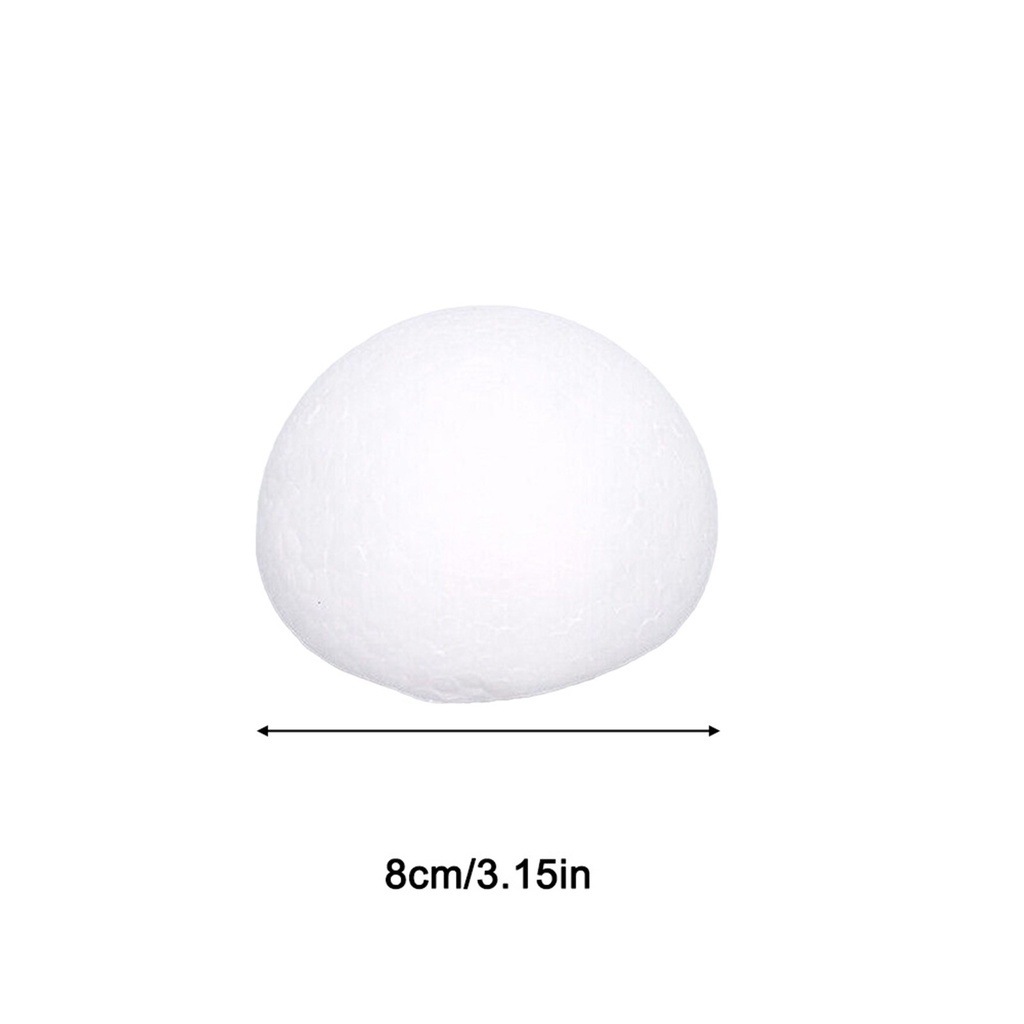 [Cosyh] 1X Bọt Bán Cầu Bán Cầu Bong Bóng Xốp Tròn Trống Bóng Xốp