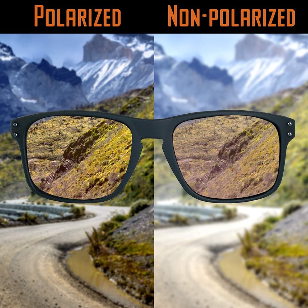 Ống kính thay thế 1.5mm polarized dành cho kính râm Oakley Holbrook XL, bảo vệ mắt hiệu quả