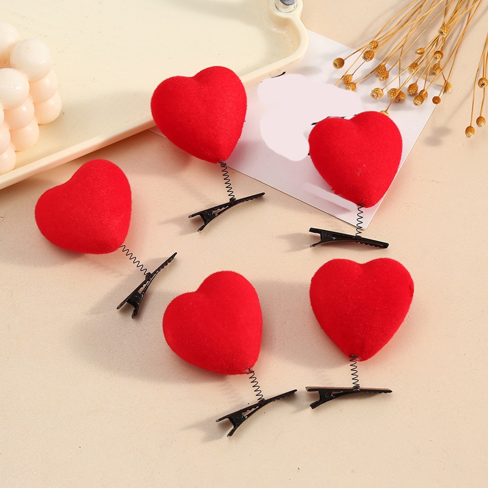 [Cosyh] Mũ nón hình trái tim mùa xuân, phụ kiện tóc trẻ em chăm sóc