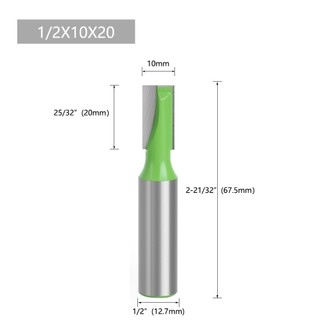 [Fuxin] 1PC 12.7mm Shank Cleaning Bottom Router Bit Phay Cắt Khắc Chế Biến Gỗ