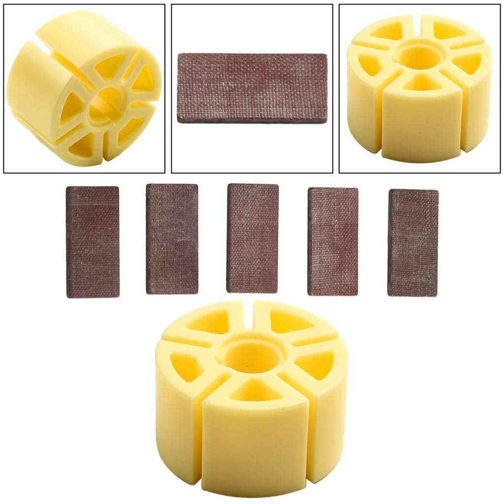 Máy chà nhám khí nén bằng nhựa 5 Inch có sẵn cho ROTOR + Lưỡi chà nhám nhựa cho ROTOR Vane