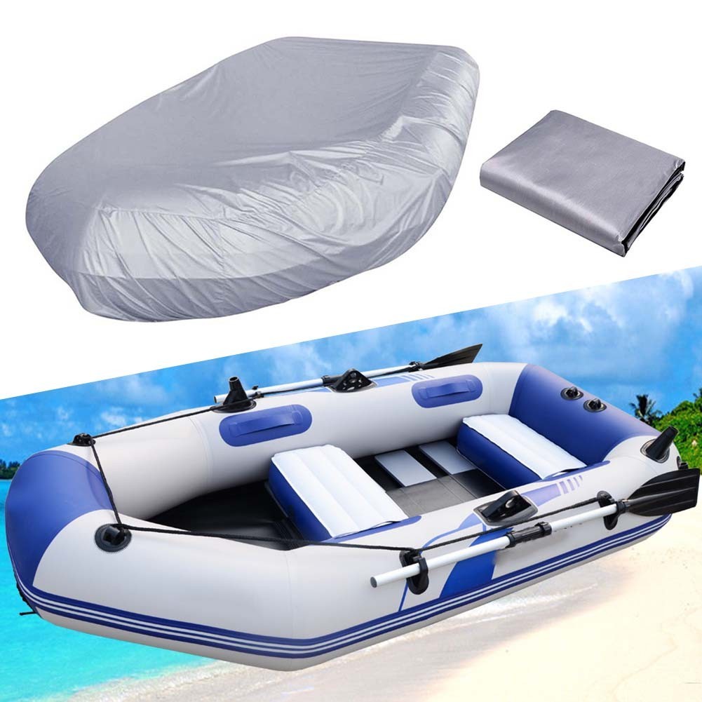 Vỏ thuyền kayak bơm hơi mới 2025, kèm bạt chắn mưa nắng và vỏ bảo vệ