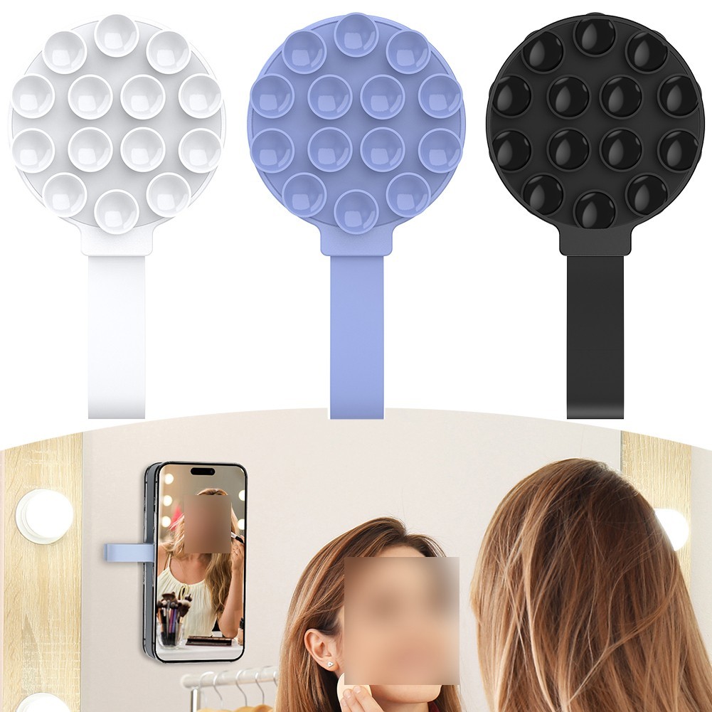 Giá đỡ điện thoại hút silicon và từ tính, linh hoạt, rảnh tay