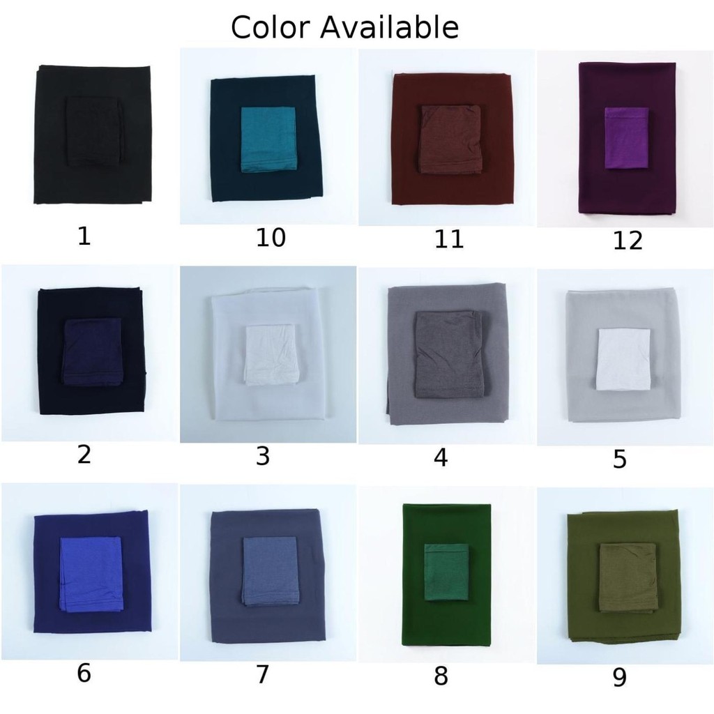 Tudung Hijab Phái Nữ Năm 2025, Chất Liệu Voan Dài