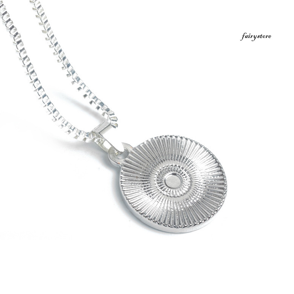 Dây chuyền hộ mệnh unisex hình Thánh Christopher, bảo vệ người dùng