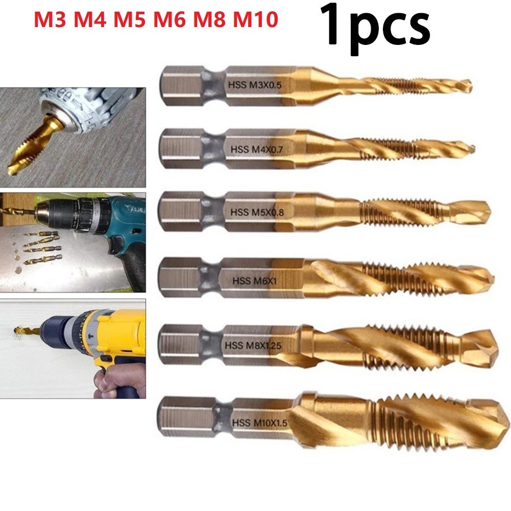 Có sẵn Mũi khoan vòi mạ Hex Shank Máy có ren Hợp chất cho M3-M10