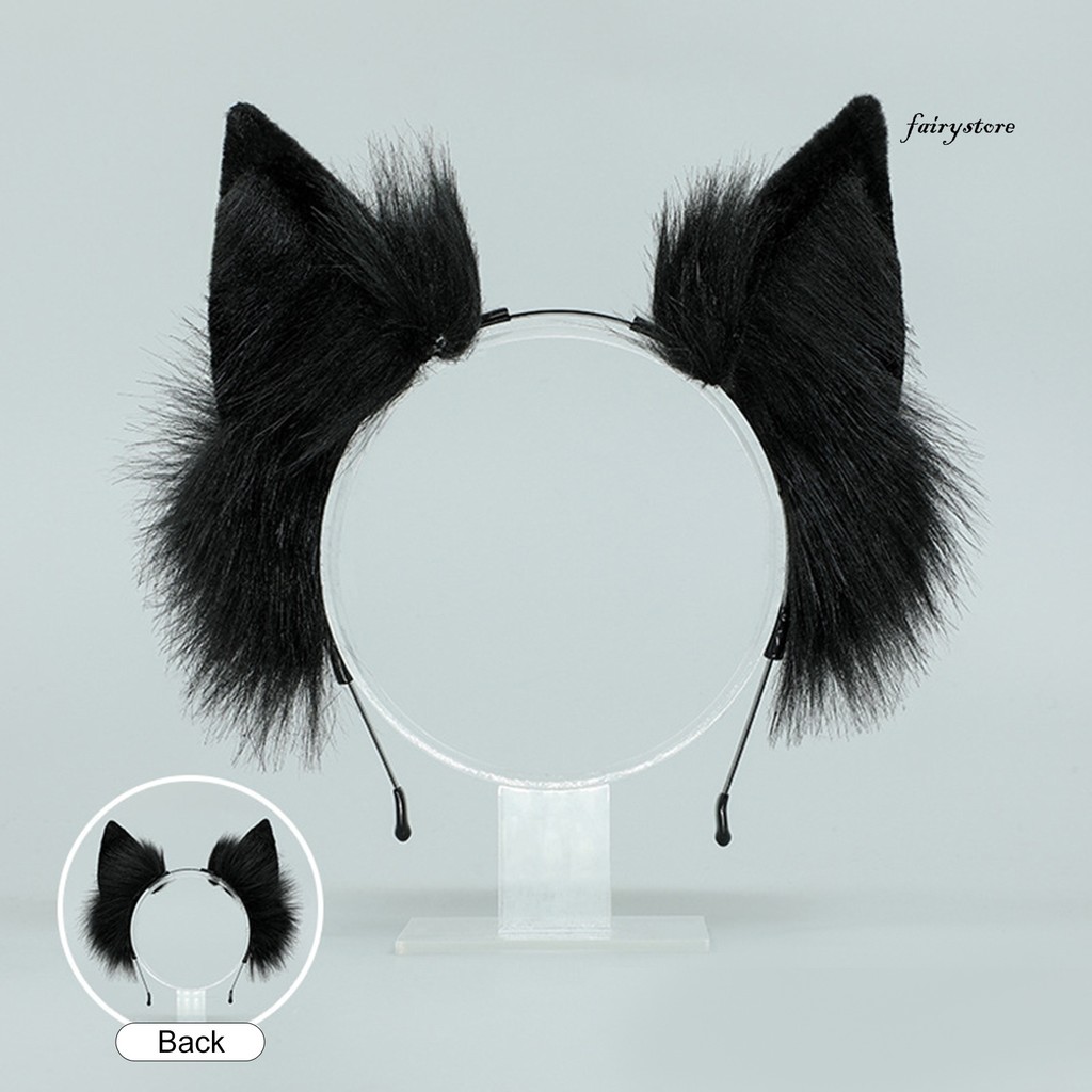 FYS Hoop Tai Mèo Handmade Khung Kim Loại, Dễ Uốn Cong - Phụ Kiện Chụp Ảnh Halloween