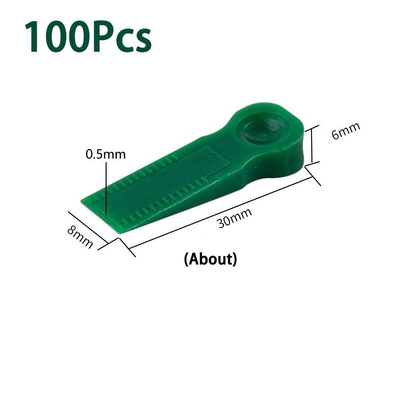 Hàng có sẵn - 100 Miếng đệm gạch nhựa định vị, tiện lợi cho việc ốp tường