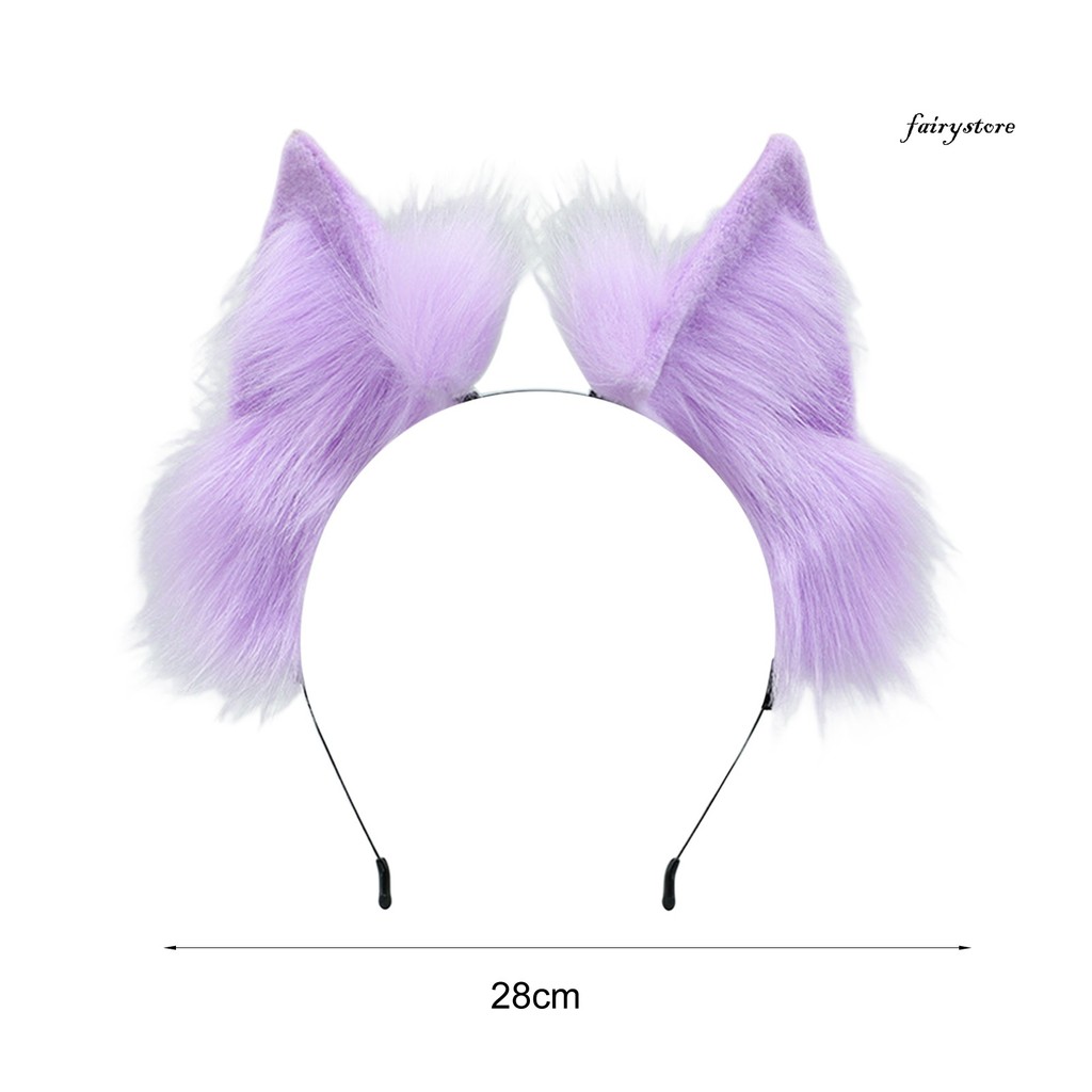 FYS Hoop Tai Mèo Handmade Khung Kim Loại, Dễ Uốn Cong - Phụ Kiện Chụp Ảnh Halloween