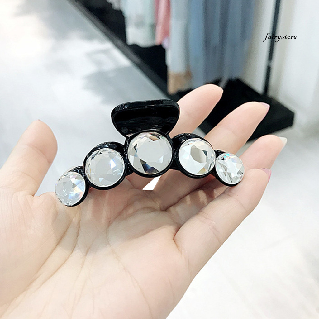 Kẹp Tóc Barrette Kim Cương Giả Sáng Bóng - Phụ Kiện Tóc Đẹp Cho Nữ