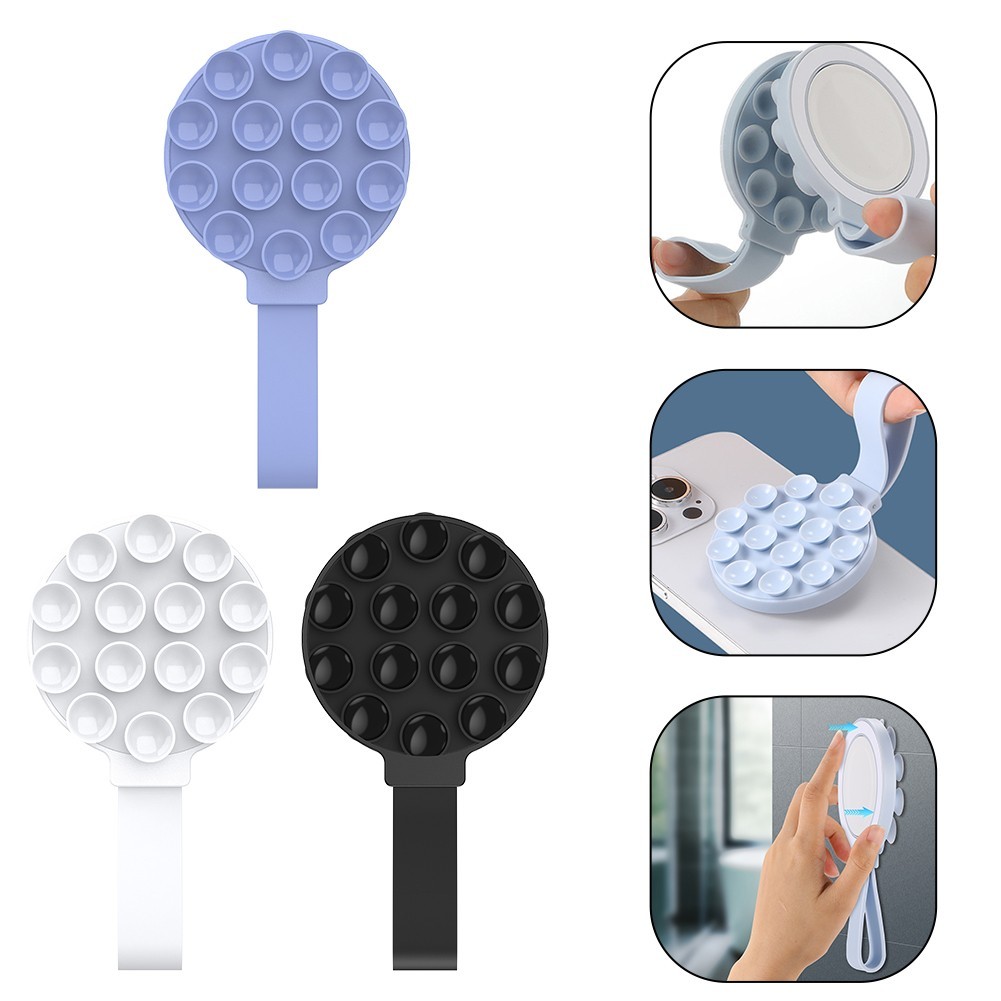 Giá đỡ điện thoại hút silicon và từ tính, linh hoạt, rảnh tay