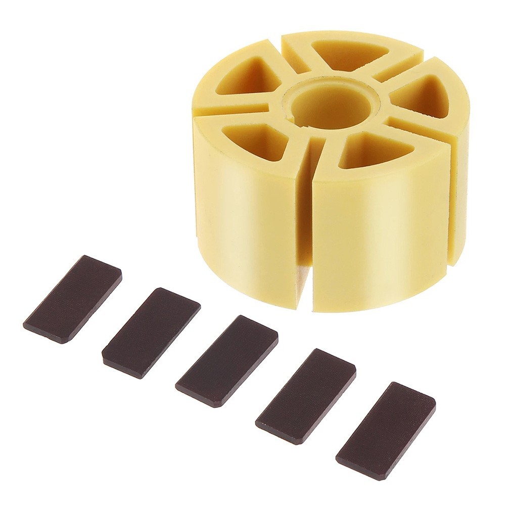 Máy chà nhám khí nén bằng nhựa 5 Inch có sẵn cho ROTOR + Lưỡi chà nhám nhựa cho ROTOR Vane
