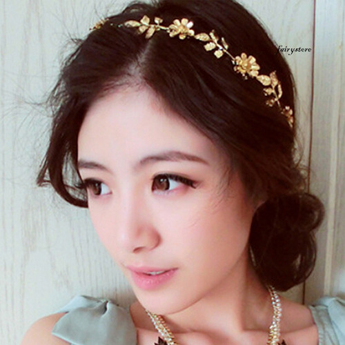 FYS _ Women Thanh Lịch Lá Baroque Hoa Co Giãn Băng Đô Tóc Tiệc Đi Biển Quà Tặng