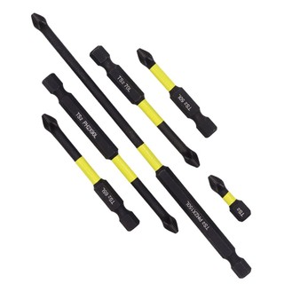 [Fuxin] 1 Đầu lô chống trượt từ tính 25-150mm PH2 Tua vít chéo Chuôi lục giác màu vàng