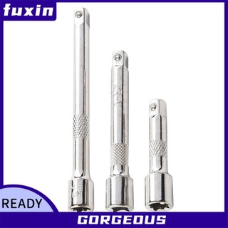 [Fuxin] Thanh nối dài bằng thép mạ crôm 1 / 4 Inch Bộ chuyển đổi cờ lê ổ cắm Ratchet 50 / 75 / 100MM