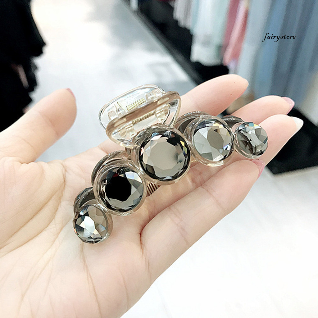 Kẹp Tóc Barrette Kim Cương Giả Sáng Bóng - Phụ Kiện Tóc Đẹp Cho Nữ