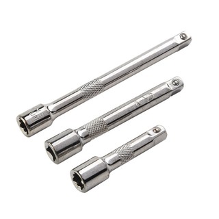 [Fuxin] Thanh nối dài bằng thép mạ crôm 1 / 4 Inch Bộ chuyển đổi cờ lê ổ cắm Ratchet 50 / 75 / 100MM