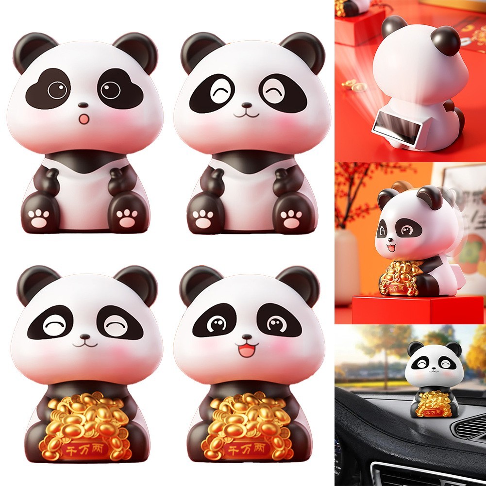 Trang sức gấu trúc xinh xắn cho ô tô và nội thất nhà