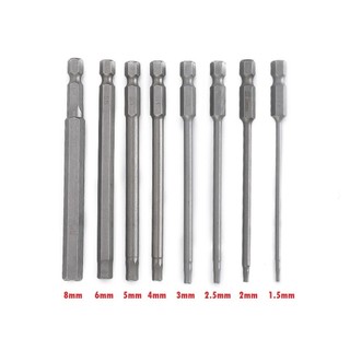 [Fuxin] 1 Mũi tuốc nơ vít lục giác Thay đổi nhanh Máy khoan điện dài 100mm