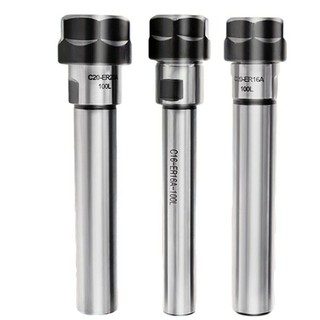 【 Fuxin 】 C-8-10-12-16-20-25-mm ER-8-11-16-20-A Đầu kẹp mở rộng ống thẳng