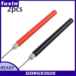 [Fuxin] 2 Đầu dò thử nghiệm lò xo vạn năng Đầu nối dây móc kiểm tra cách nhiệt 128mm
