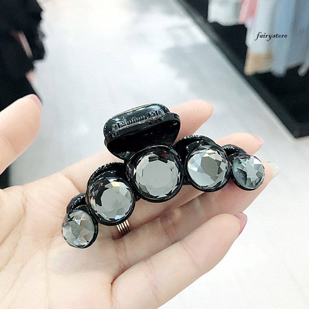 Kẹp Tóc Barrette Kim Cương Giả Sáng Bóng - Phụ Kiện Tóc Đẹp Cho Nữ