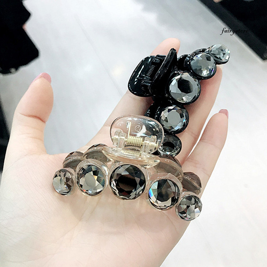 Kẹp Tóc Barrette Kim Cương Giả Sáng Bóng - Phụ Kiện Tóc Đẹp Cho Nữ