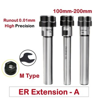 【 Fuxin 】 C-8-10-12-16-20-25-mm ER-8-11-16-20-A Đầu kẹp mở rộng ống thẳng