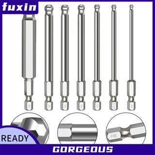 [Fuxin] 1 Mũi tuốc nơ vít lục giác đầu bi Bit lục giác mét Mũi điều khiển từ tính dài 65mm