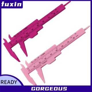 [Fuxin] Thước đo tốc độ trượt bằng nhựa 0-80mm, tỷ lệ đôi