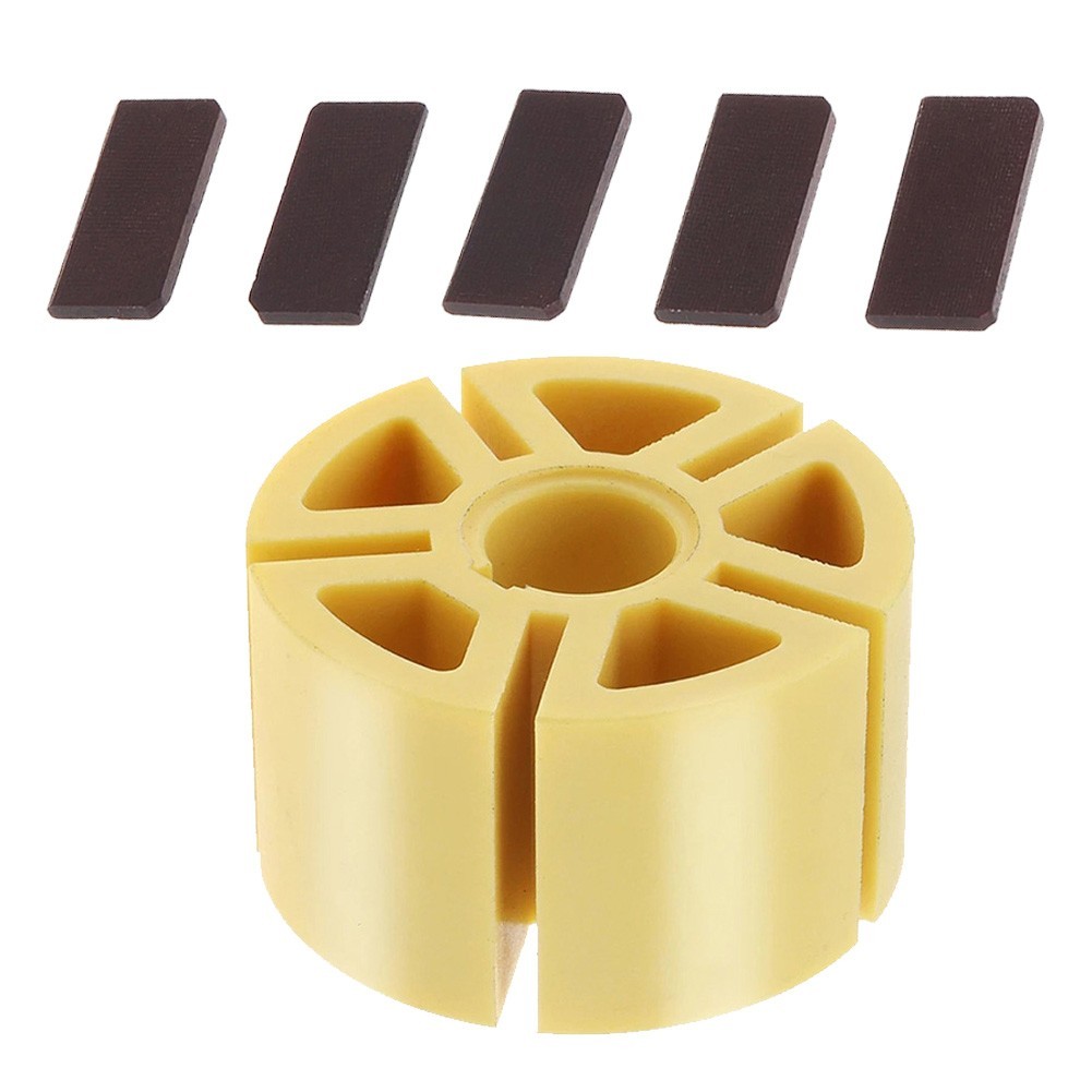 Máy chà nhám khí nén bằng nhựa 5 Inch có sẵn cho ROTOR + Lưỡi chà nhám nhựa cho ROTOR Vane