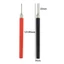 2 CÁI Đầu dò thử nghiệm lò xo vạn năng Đầu nối dây móc kiểm tra cách nhiệt 128mm