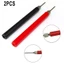 2 CÁI Đầu dò thử nghiệm lò xo vạn năng Đầu nối dây móc kiểm tra cách nhiệt 128mm