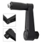 1 Cái 8-16mm Lỗ Tròn Quay Tay Máy Phát Điện Tay Cầm Thiết Bị Cơ Khí